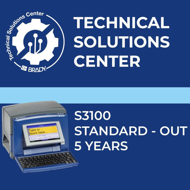 Brady S3100-ST-OUT-5Y Service contract S3100 S3100-ST-OUT-5Y
