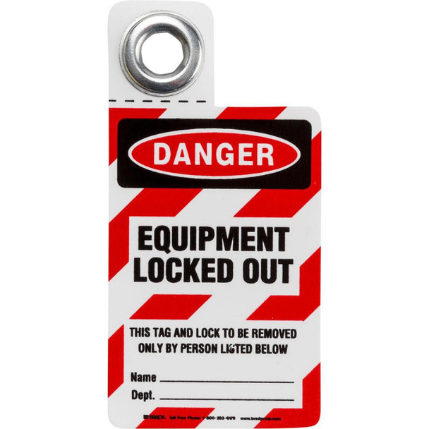 Brady PADLOCK TAG-D-EQUIP. LOCKED... Padlock Tags PADLOCK TAG-D-EQUIP. LOCKED...