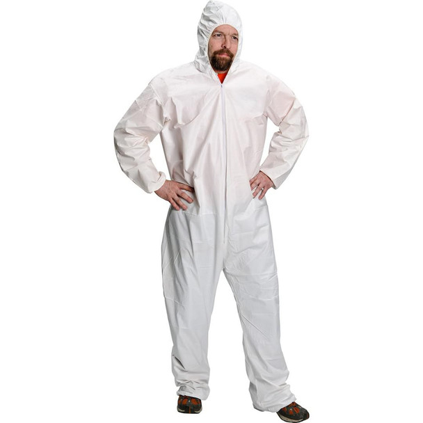 Brady SPK-SUITDIS Disposable coverall - Size L SPK-SUITDIS