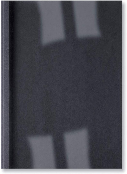 GBC IB451614 Leathergrain Binding Covers A4 3mm Black Pack of 100 IB451614