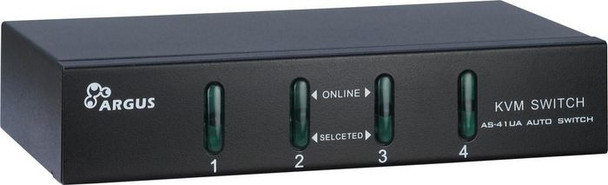 Inter-Tech 88887169 Kvm-As-41Ua Kvm Switch Black 88887169