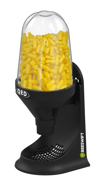 Beeswift Qed Dispenser System With 500 Foam Ear Plugs Black QED301DP