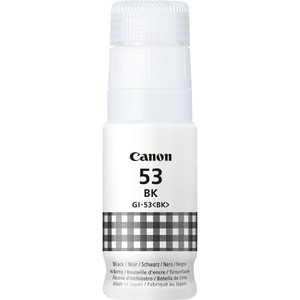 Canon Gi-53Bk Black Ink Bottle. Type: Original Printing Colours: Black Compatibi 4699C001