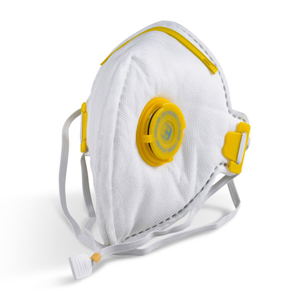 Beeswift P3 Fold Flat Valved Mask White BBFFP3VN