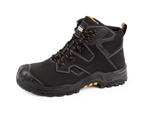 Jcb Backhoe Safety Boot Black Size 9 JCB810BL09