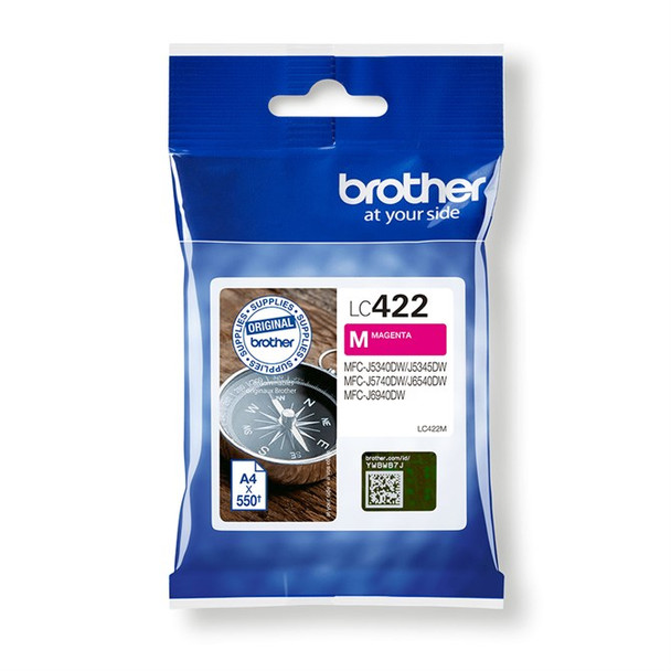 Brother LC-422M ink cartridge 1 pcs Original Magenta LC422M