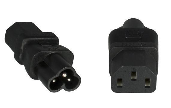 MicroConnect PE613AD Power Adapter C6 to C13 F-F PE613AD