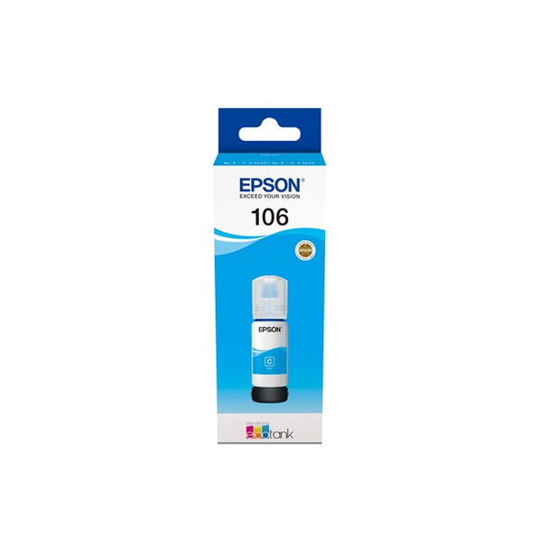 106 EcoTank Cyan ink bottle C13T00R240