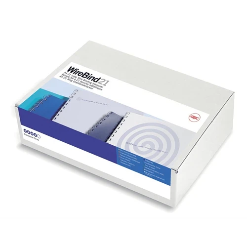 GBC IB165382 12mm White Wire Binders IB165382