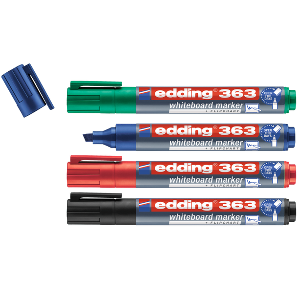 edding 363 whiteboard marker Pack of 4 EDD4-363-4