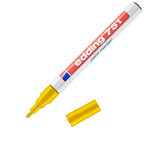 edding 751 Paint marker Yellow Box of 10 EDD751005
