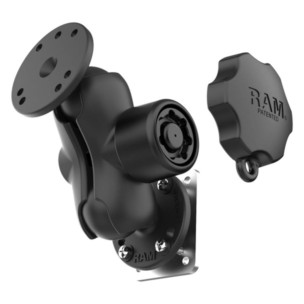 RAM Mounts RAM-101L-B-225B2U RAM� Locking Drill-Down RAM-101L-B-225B2U