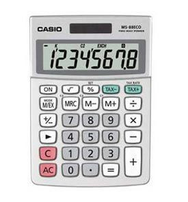 Casio MS-88ECO Mini Desk Calculator MS88ECO