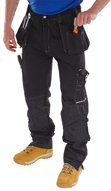 Beeswift Shawbury Multi Purpose Trousers Black Size 48T SMPTBL48T