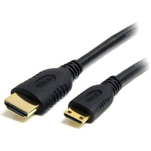 Startech 50Cm Mini Hdmi To Hdmi Cable With Ethernet 4K 30Hz High Speed Mini Hdmi HDACMM50CM
