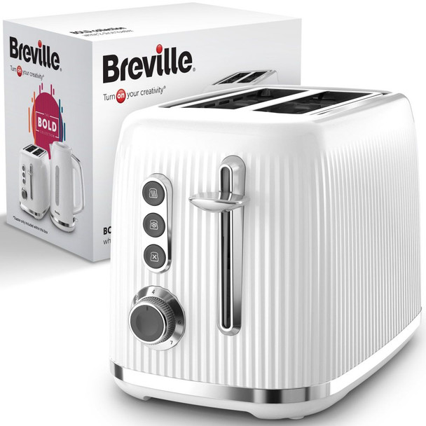 Breville VTR037 Bold 2-Slice Toaster White VTR037