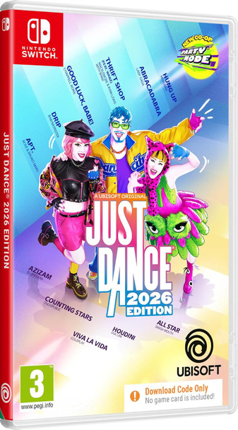 Just Dance 2026 (Code in Box) Nintendo Switch Game
