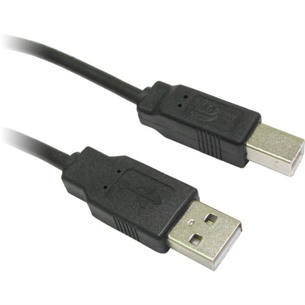 Cables Direct 2 m USB/USB M/M USB cable 2.0 USB A USB B Grey CDL-102