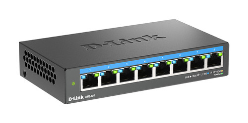 D-Link 8-Port Multi-Gigabit Unmanaged Switch. Switch Type: Unmanaged. Basic Swit DMS-108/B