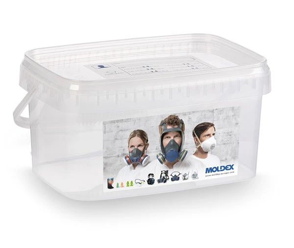 Moldex 7995 Half Mask Storage Box Clear M7995