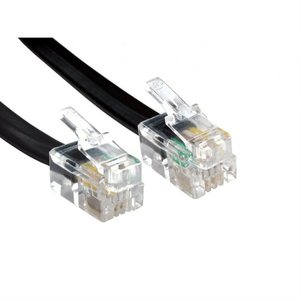 Cables Direct 88BCD-102K telephone cable 2 m Black 88BCD-102K