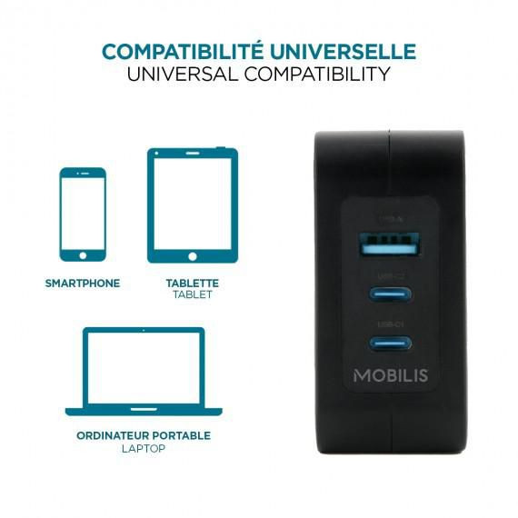Mobilis 001365 Energia Charger - 100 W Wall 001365