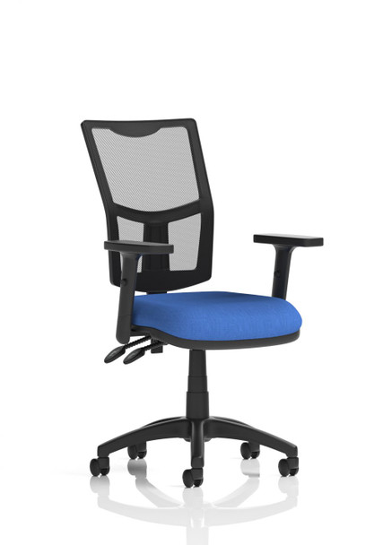 DYNAMIC  Eclipse Plus II Lever Operator Chair Mesh Back Blue With Adjustable Arm DDDE02MBLHA