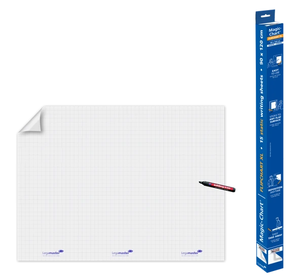 Legamaster Magic-Chart Gridded Flipchart Foil 90x120cm LEGA159054