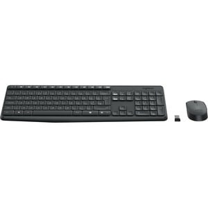 Logitech Mk235 Keyboard & Mouse Usb Wireless Rf Keyboard/Keypad Color: Grey Usb 920-007919