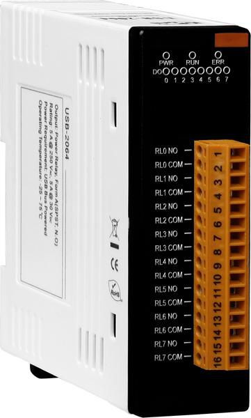 ICP DAS 46712 USB I/O MODULE. 8xRO POWER 46712