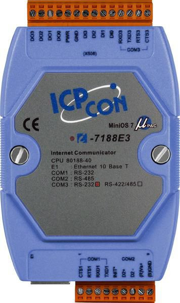 ICP DAS 44764 ICP CON. 2xRS232+1xRS485+4xDI+ 44764