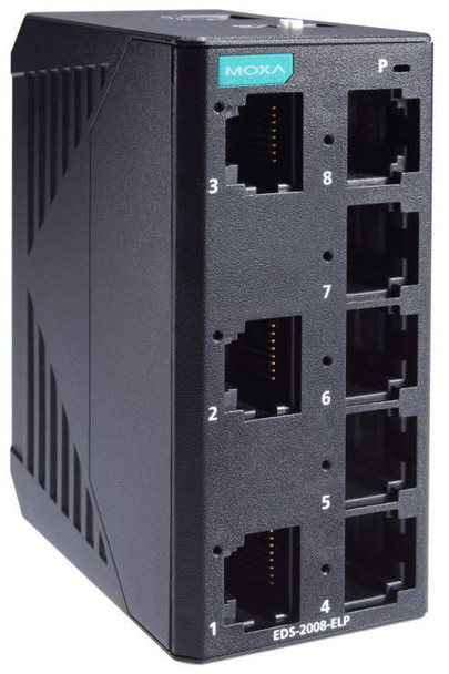 Moxa 51461 INDUSTRIAL UNMANAGED QOS ETHER 51461