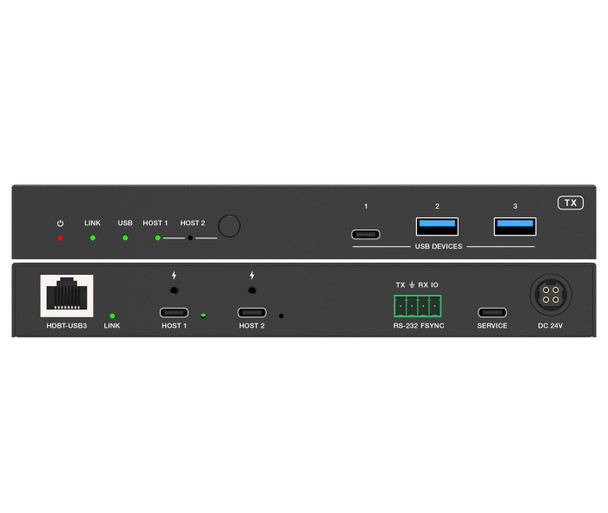Vivolink VLUSBCEXT2X2 USB3.2 Gen 1 Extender 100m VLUSBCEXT2X2