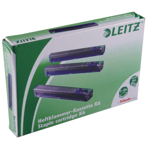 Leitz K6 Power Performance Staple Cartridge Blue Pack of 5 55910000 LZ5580