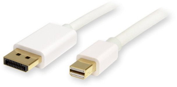 Quiet PC DisplayPort to Mini DP Cable with Locking Connector 2m length QPC-DP-MINI-DP-CABLE-2M