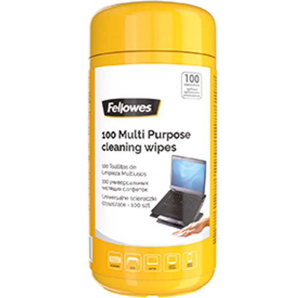 Fellowes 8562802 Multi Purpose Cleaning Wipes 8562802
