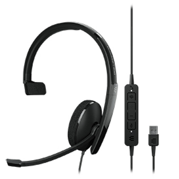 EPOS Sennheiser Adapt 130T USB II Monaural Headset ADAPT130TUSBAII