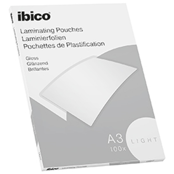 Ibico Basics A3 Gloss Laminating Pouches Light - Pack of 100 627311