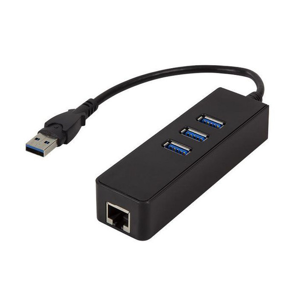 LogiLink UA0173A USB 3.0 3-Port Hub W/ Gigabit UA0173A