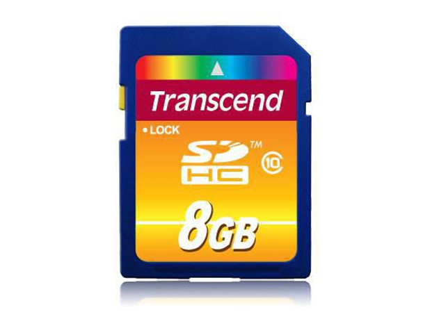 Transcend TS8GSDHC10 SD Card SDHC 8GB Class 10 TS8GSDHC10