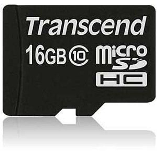 Transcend TS16GUSDC10 SDHC CARD MICRO 16GB CLASS 10 TS16GUSDC10