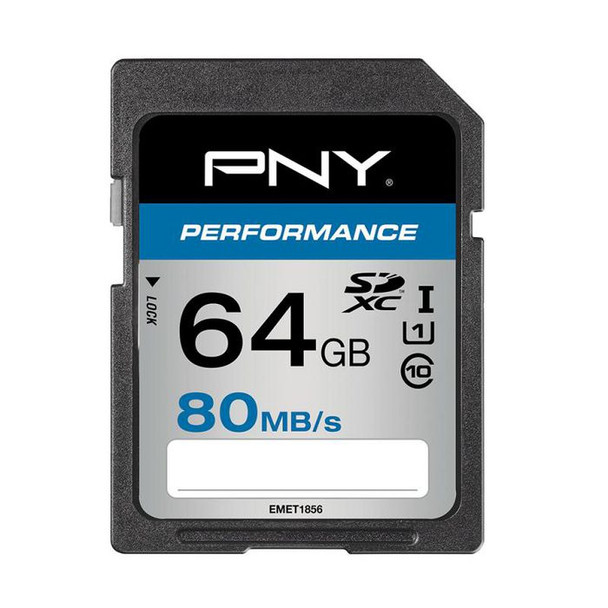 PNY SD64GPER80-EF PNY SDXC PERforMANCE 64GB SD64GPER80-EF
