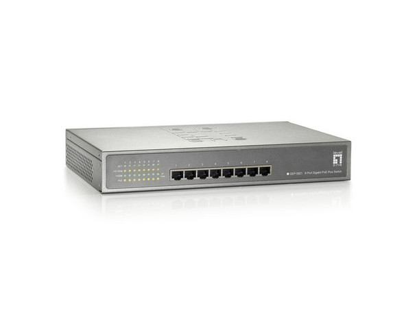 LevelOne GEP-0821 8-PORT GIGABIT POE-PLUS GEP-0821