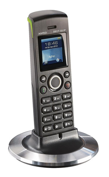 AGFEO 6101276 Telefon DECT33 IP schwarz 6101276