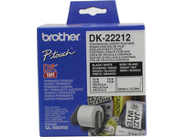 Brother DK22212 White Continous Plastic DK22212