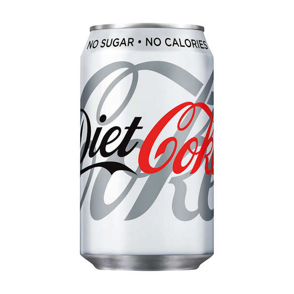 Diet Coca-Cola Soft Drink 330ml Can Pack of 24 100224 AU05387