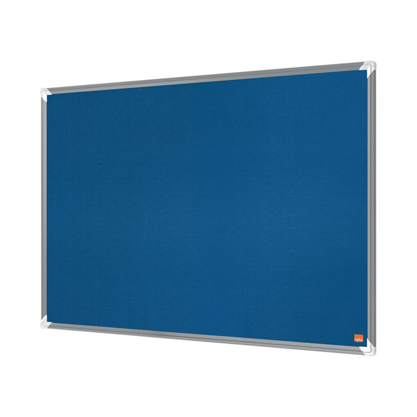 Nobo Premium Plus Felt Notice Board 1200 x 900mm Blue 1915189 NB60861