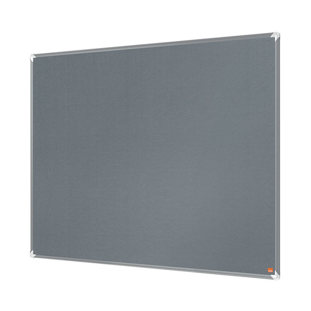 Nobo Premium Plus Felt Notice Board 900 x 600mm Grey 1915195 NB60867