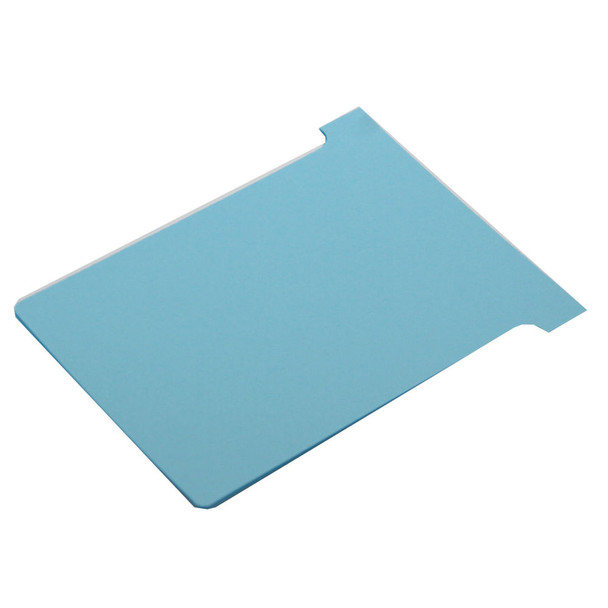 Nobo T-Card Size 2 48 x 85mm Light Blue Pack of 100 2002006 NB38908