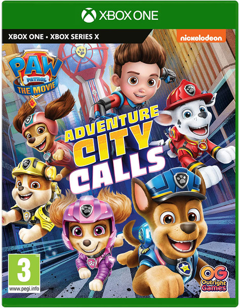 Paw Patrol The Movie Adventure City Calls Microsoft XBox One Series X Game